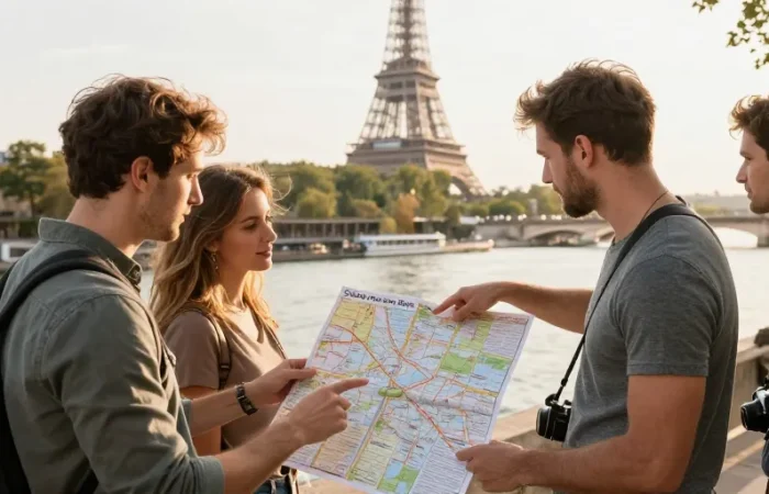 itinéraire visite paris